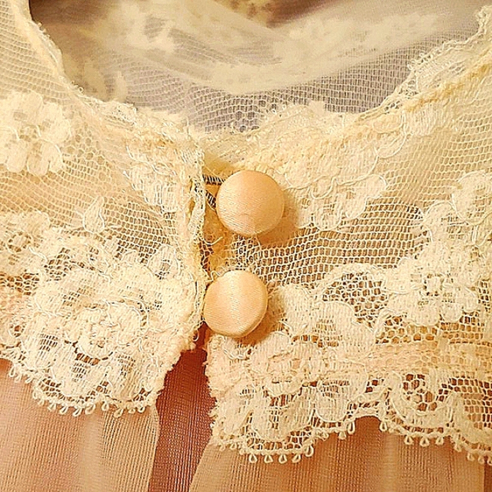 VTG Vanity Fair Peignoir Set Size 34 - Picture 7 of 13